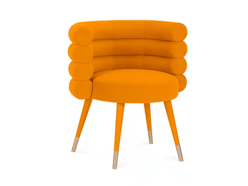 MARSHMALLOW - Upholstered velvet easy chair by ROYAL STRANGER - view 2